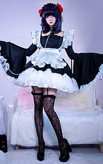 My Dress Up Darling Sono Bisque Doll Wa Koi Wo Suru Shizuku-tan Cosplay Costume Kawaii Maid Outfit