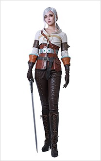 The Witcher 3: Wild Hunt Ciri Cosplay Costume