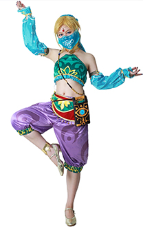 Female The Legend of Zelda Breath of the Wild Link Women Gerudo Outfit Cosplay Costume